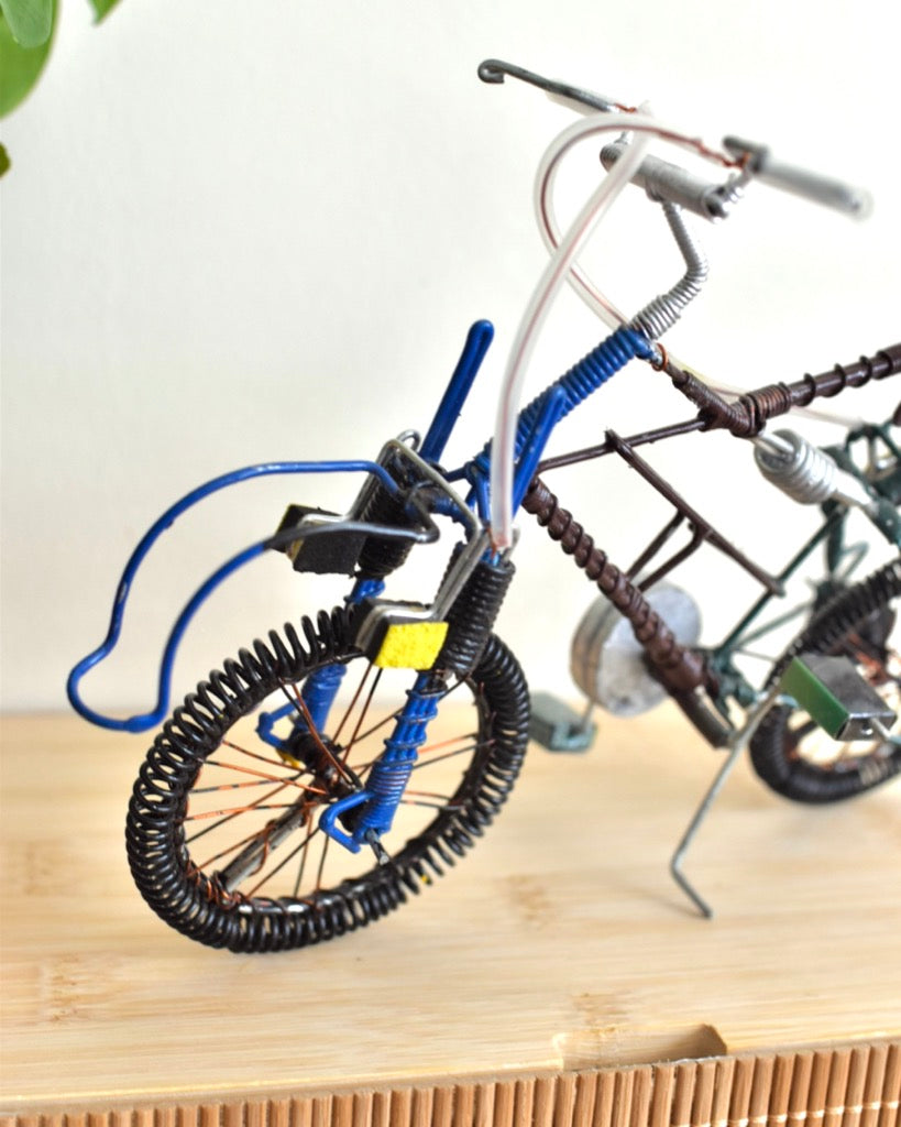 Metal store bike toy